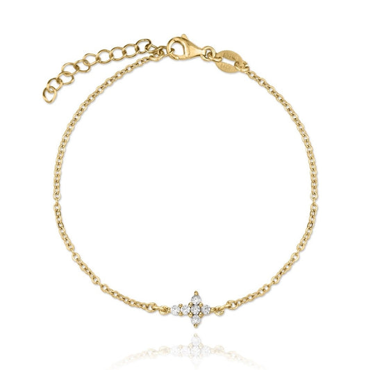 Credere Armband mit Kreuz und Zirkonia von GAVERO