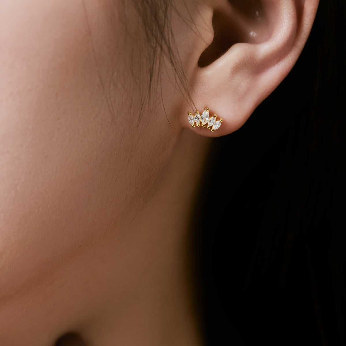 Real earrings