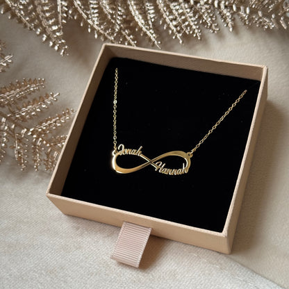 Infinito Namenskette mit 2 Namen