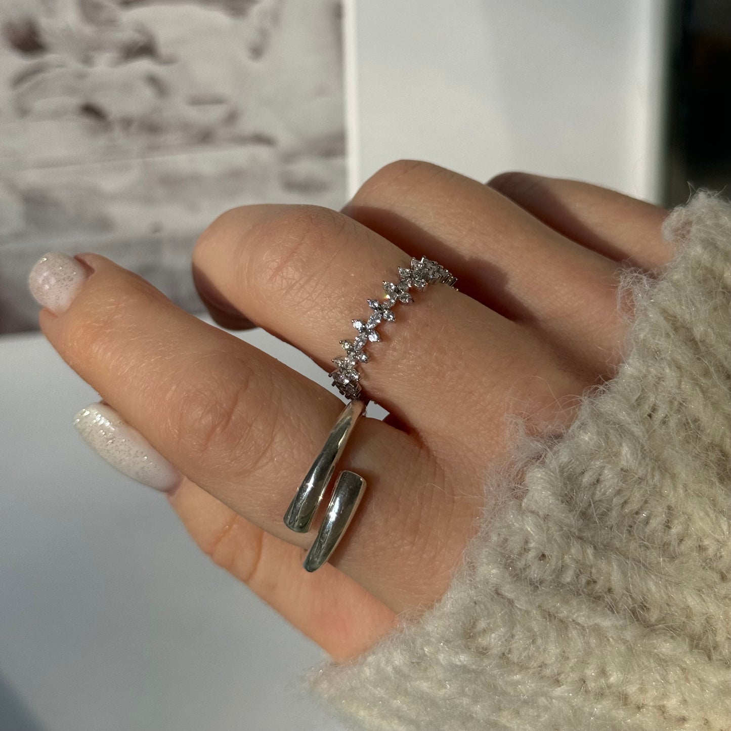 FIORE Ring | Sterling Silber