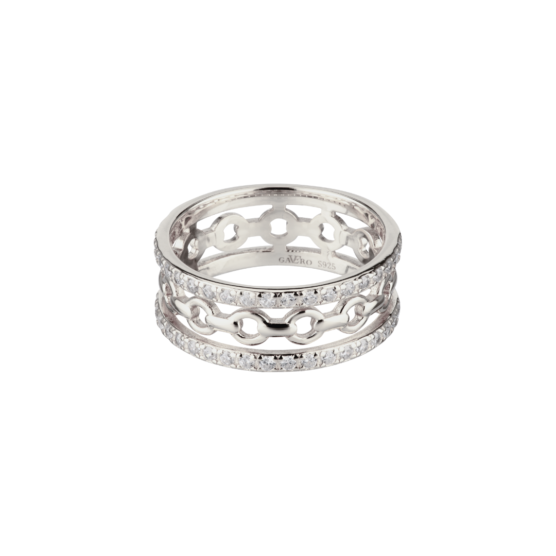 Bellezza Sterling Silber Ring – Detailansicht