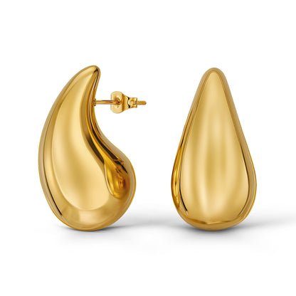 Sereno Ohrringe Tropfendesign aus Edelstahl