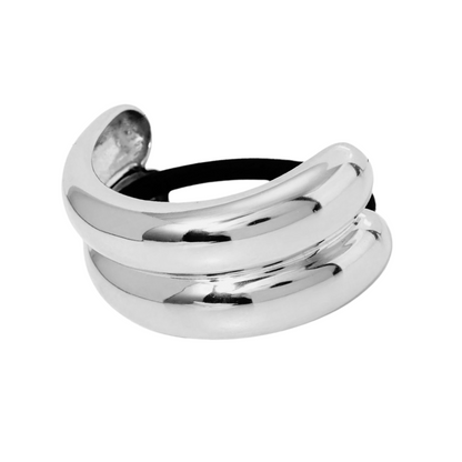 Hochwertiges Edelstahl-Haargummi in Gold für stilvolle Frisuren