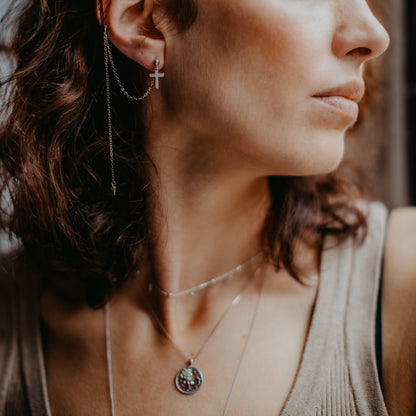 QUASTA Ohrring mit Earcuff - Gavero